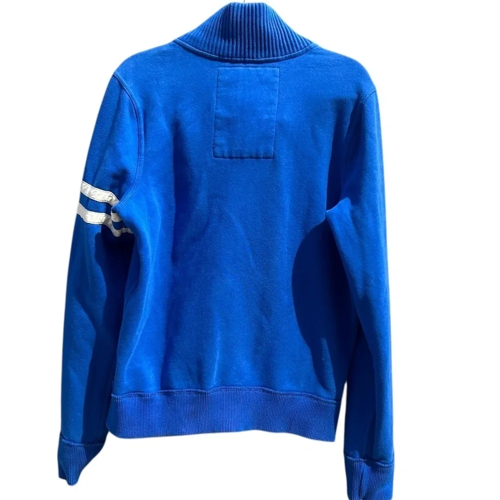 Abercrombie & Fitch Muscle Blue Button Up Sweater Men's Size Large Cotton Blend